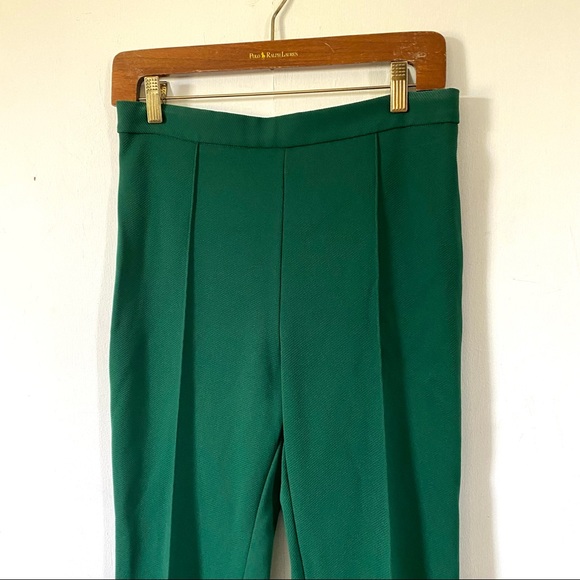 Vintage Alex Coleman Green Leisure Suit 70s Bellbottom Pants Jacket Womens Small - Picture 8 of 14